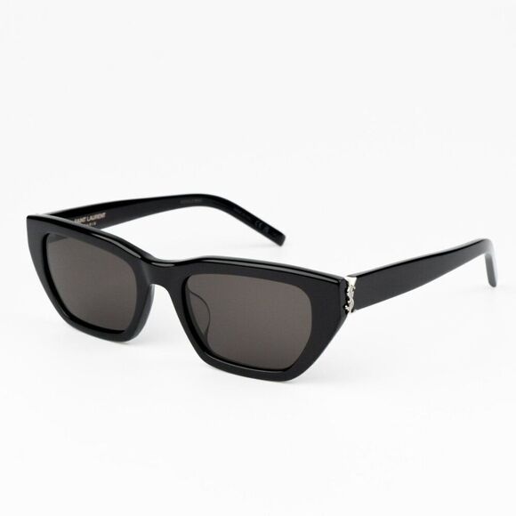 NEW Saint Laurent SLM127/F 001 Black Cat Eye Women Sunglasses main image 8